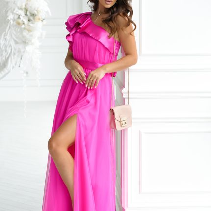 Langes Kleid Model 200245 Bicotone - Größe 34