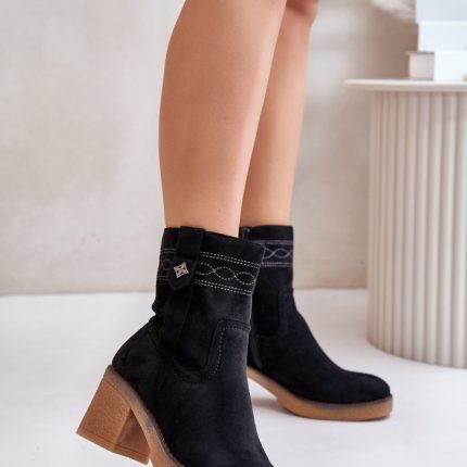 Stiefeletten mit Absatz Model 201167 - Größe 41