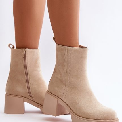 Stiefeletten mit Absatz Model 201542 - Größe 39