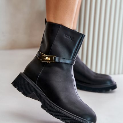 Stiefeletten mit Absatz - Größe 38