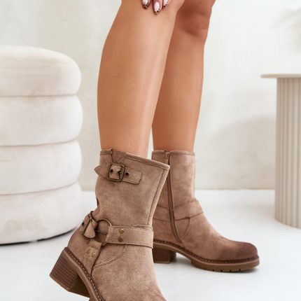 Stiefeletten mit Absatz Model 201885 - Größe 38