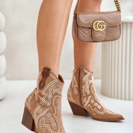 Stiefeletten mit Absatz - Größe 39