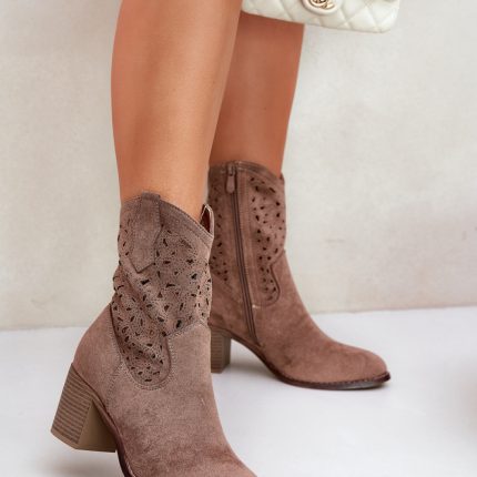 Stiefeletten mit Absatz Model 209415 - Größe 38
