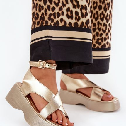 Keilabsatz Sandalen - Größe 39