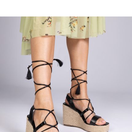 Keilabsatz Sandalen - Größe 38