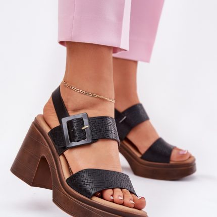 Sandalen mit Absatz model 213164 Step in style  (36) - Größe 36