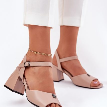 Sandalen mit Absatz model 213185 Step in style  (39) - Größe 39