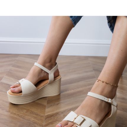 Keilabsatz Sandalen - Größe 39