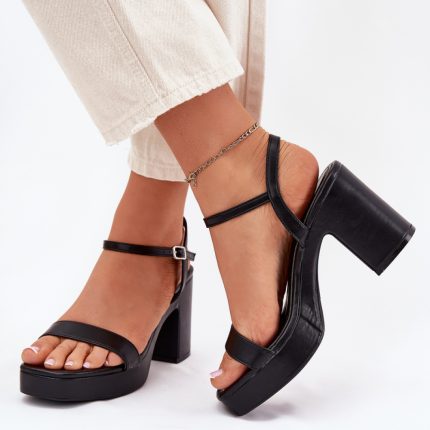 Sandalen mit Absatz model 214093 Step in style  (37) - Größe 37