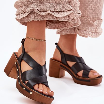 Sandalen mit Absatz model 214744 Step in style  (39) - Größe 39