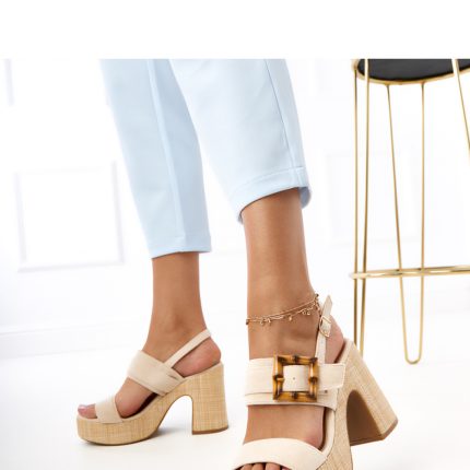 Sandalen mit Absatz model 215594 PRIMO  (37) - Größe 37