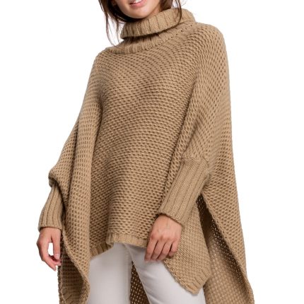 Poncho Model 148264 BE Knit