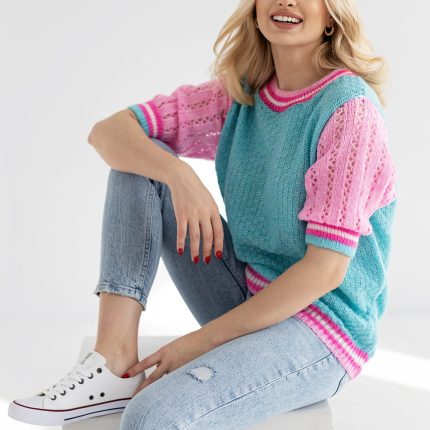 Kurzarm Pullover Model 178641