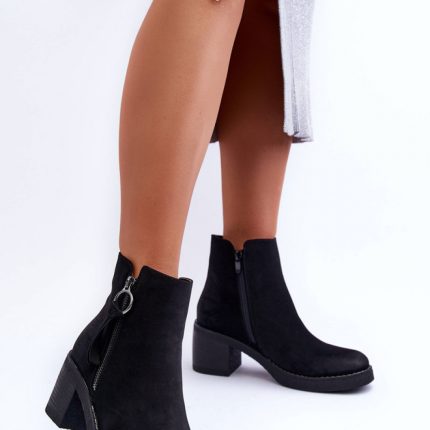 Stiefeletten mit Absatz Model 185446 - Größe 40