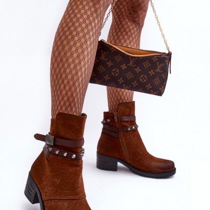 Stiefeletten mit Absatz Model 185640 - Größe 37