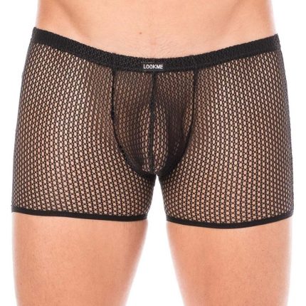 schwarze Netz Boxer Short 2007-67 - S - Größe S