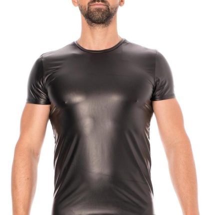 schwarze Wetlook T-Shirt 2008-81 - S - Größe S