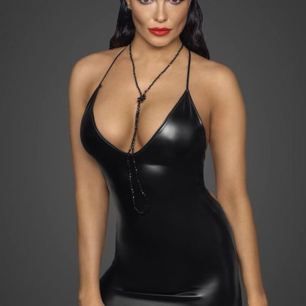 Wetlook Minikleid F252 von Noir Handmade Fucking Fabulous Collection