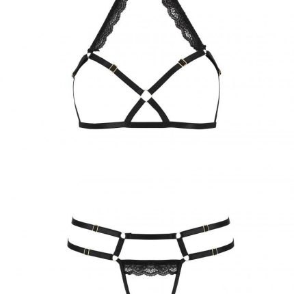 schwarzes Set PA595879 von Passion Devil Collection