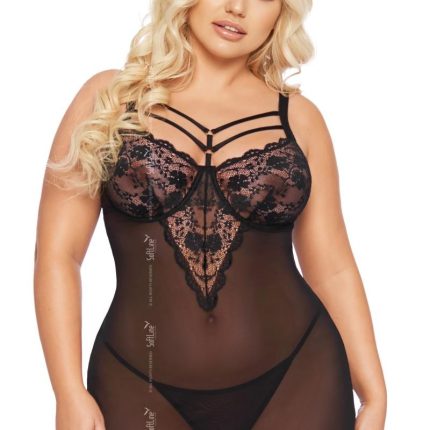 schwarzes Chemise 1890 - 3XL
