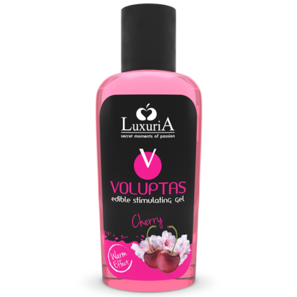INTIMATELINE LUXURIA - VOLUPTAS ESSBARES MASSAGEGEL MIT WRMENDEM EFFEKT - KIRSCH 100 ML - Größe ML