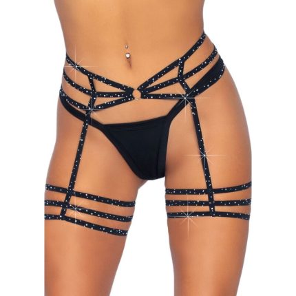 Strass-Strumpfriemen One Size