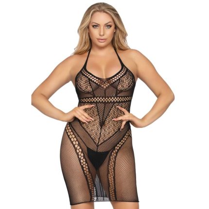 Multi Net Minikleid
