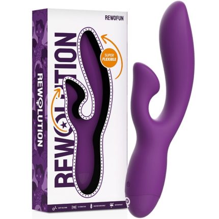 Rewofun Flexibler Vibrator mit Kaninchen