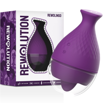 Rewolingo Vibrator mit Zunge