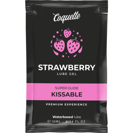 Desire Kussbares Erdbeerwasserbasiertes Schmiermittel 10 ml - Größe ML