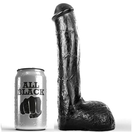 ALL BLACK - PENE REALISTISCHER ANAL 23 CM - Größe 23