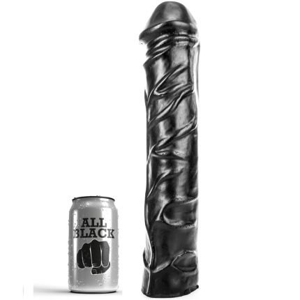 ALL BLACK - RIESIGER SOFT-FISTING-DILDO 32 CM - Größe 32