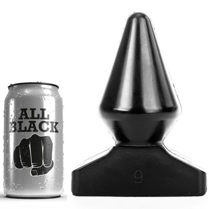 ALL BLACK - ANALPLUG 18,5 CM - Größe 18