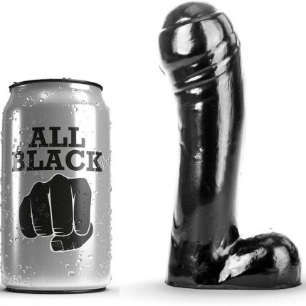 ALL BLACK - DILDO SCHWARZ 15 CM - Größe 15