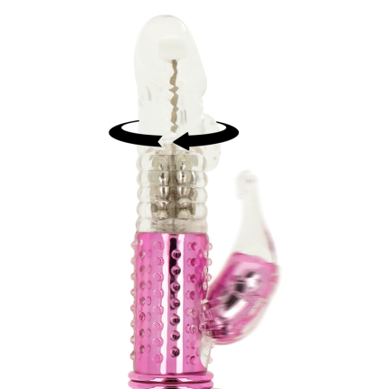 Vibrator mit Rotationsfunktion und Klitorisstimulator
