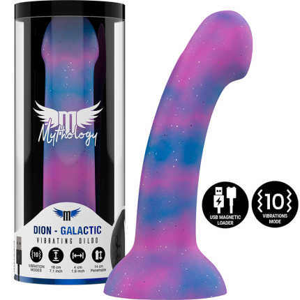 MYTHOLOGY - DION GALACTIC DILDO M ? VIBRATOR WATCHME WIRELESS TECHNOLOGY KOMPATIBEL - Größe M