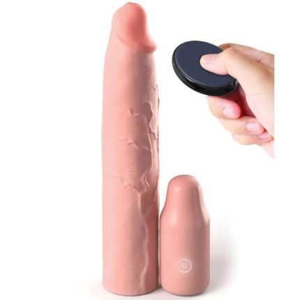 FANTASY X- TENSIONS - PIPEDREAMS HÜLSE 22,86 CM + 7,62 CM STECKVERBINDUNG REMOTE SKIN - Größe X