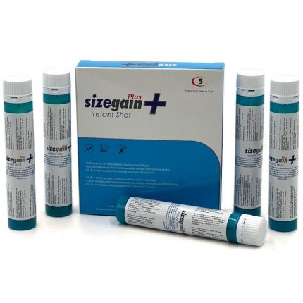 500 COSMETICS - SIZEGAIN PLUS INSTANT SHOT MALE ENERGIZER 5 UNITS - Größe 500