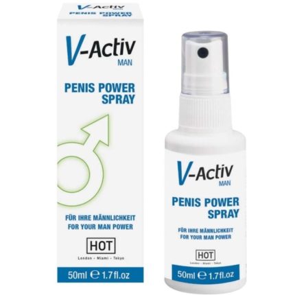HEISS - V-ACTIV PENIS POWER SPRAY MÄNNER 50ML - Größe M