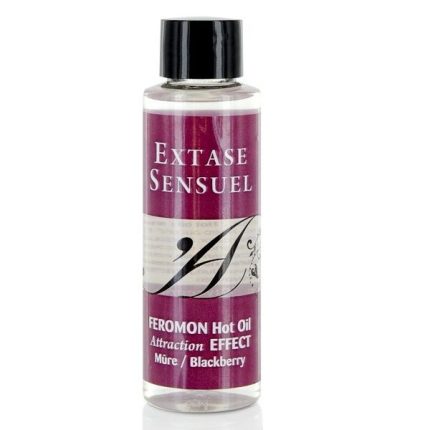 EXTASE SENSUAL - MASSAGEÖL MIT WRMEFFEKT UND BROMBEER PHEROMONEN 100 ML - Größe L