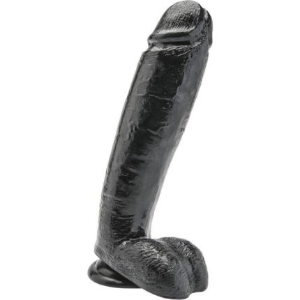 GET REAL - DILDO 25,5 CM MIT KUGELN SCHWARZ - Größe 25