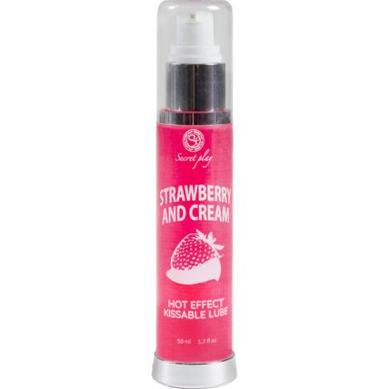 SECRETPLAY - SCHMIERMITTEL 2-1 WÄRMEEFFEKT ERDBEERE & CREME 50 ML - Größe ML