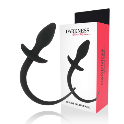 DARKNESS - ANALPLUG 28 CM SCHWARZES SILIKON - Größe 28