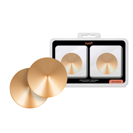 Desire Nippelabdeckungen Goldene Kreise