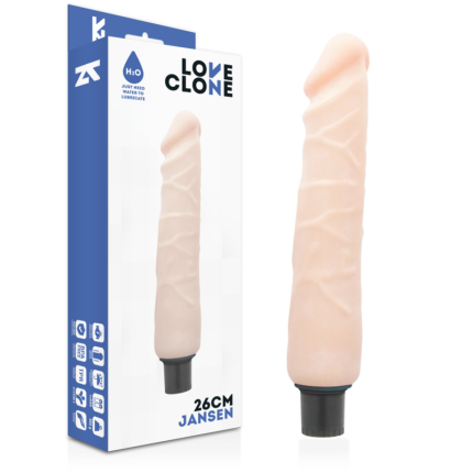 LOVECLONE - JANSEN SELBSTSCHMIERENDER VIBRATOR 26 CM -O- 4.2 CM - Größe 26