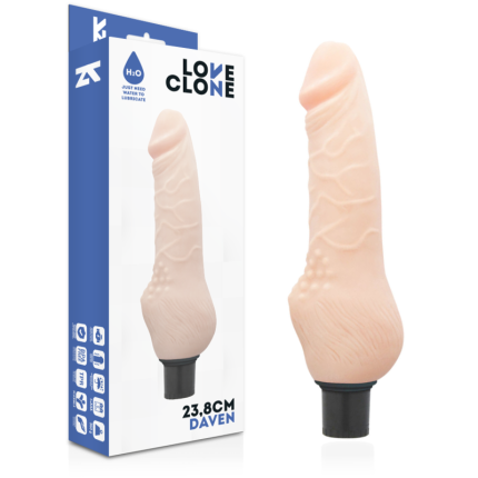 LOVECLONE - DAVEN SELBSTSCHMIERUNG REALISTISCH 23.8 CM -O- 3.8 CM - Größe 23