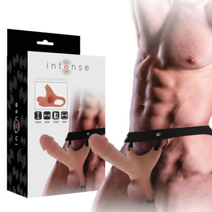 Hohlgeschirr mit Silikon-Dildo - Größe X