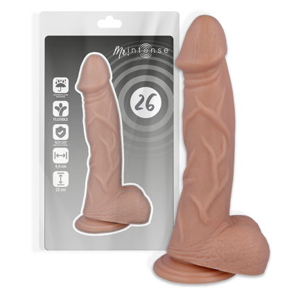 MR INTENSE - 26 REALISTISCHER PENIS 22 CM -O- 4.4 CM - Größe 26