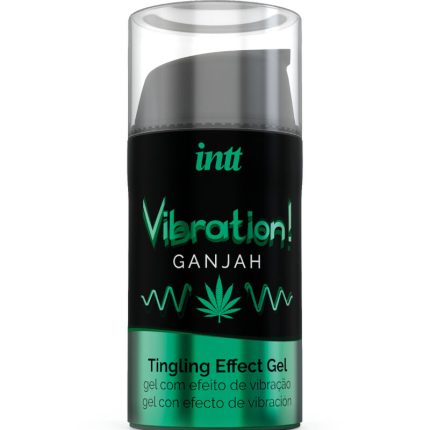Kraftvolles intimstimulierendes flüssiges Vibrationsgel Cannabis 15ml