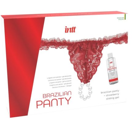 INTT RELEASES - BRASILIANISCHES ROTES HÖSCHEN MIT PERLEN UND SCHMIERGEL 50 ML - Größe ML